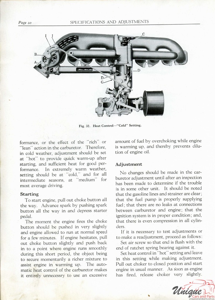 1930 Buick Marquette Specifications Booklet Page 57